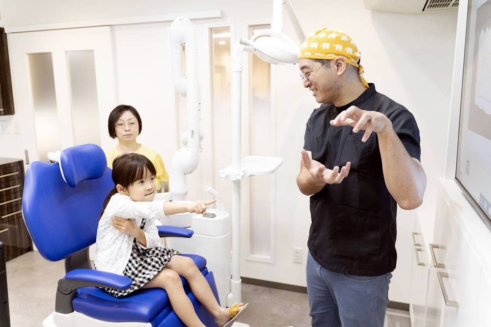 歯医者さんに慣れてからから治療